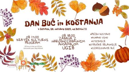 Dan buč in kostenja, okt. 2023